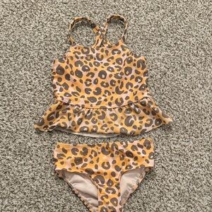 Leopard Print Tankini Set